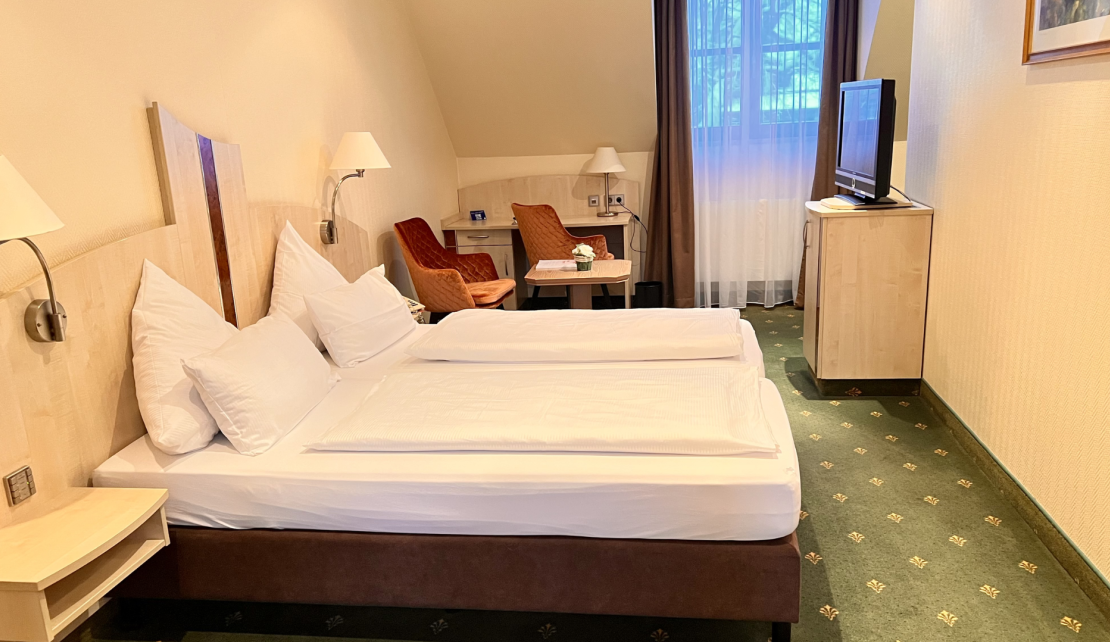 Blick in das Doppelzimmer Standard im Haupthaus