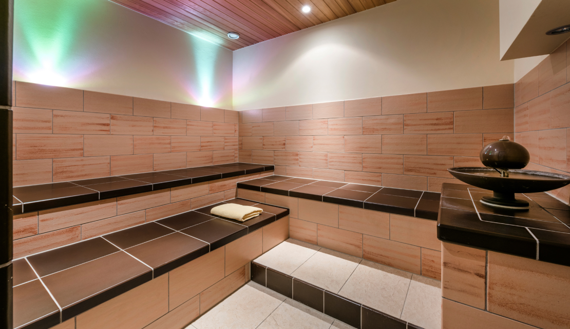 Blick in das Tecaldarium