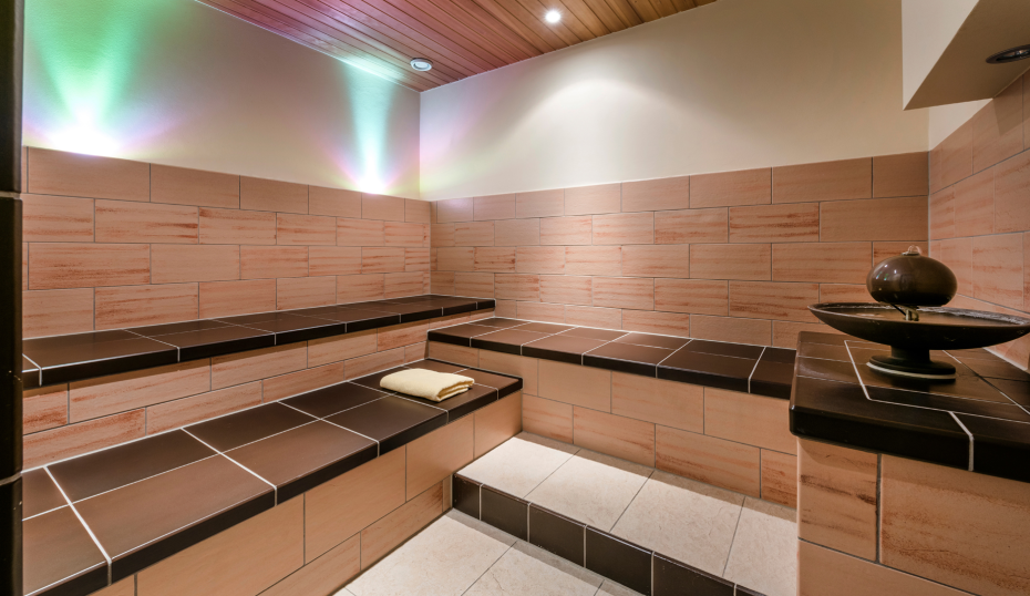 Blick in das Tecaldarium