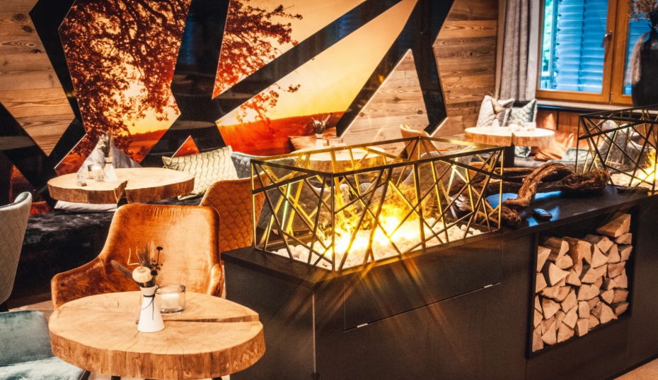 Blick in unsere Kominlounge